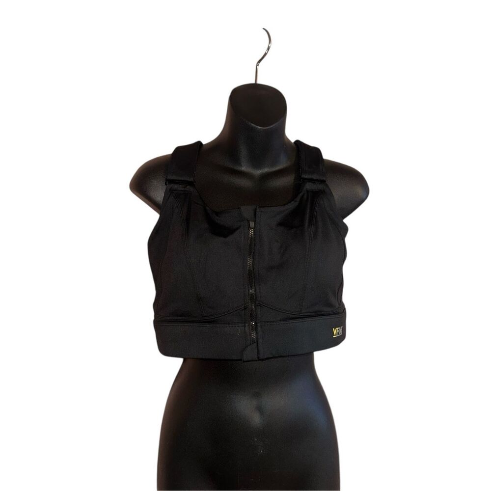 Nice VFUS women Adjustable High Impact Sports Bras for Women Zip Front Full Cove